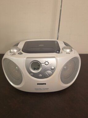 Philips AZ3012 CD Sound machine boombox digital AM/FM Turner Radio - Preowned
